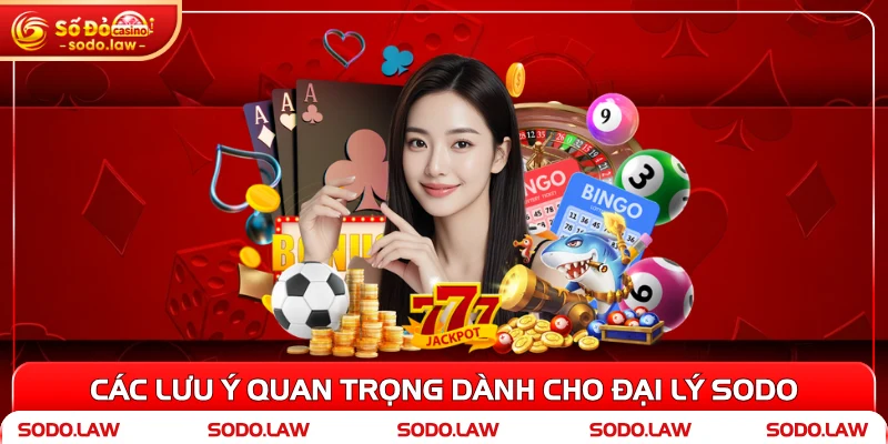 Các lưu ý quan trọng dành cho đại lý SODO