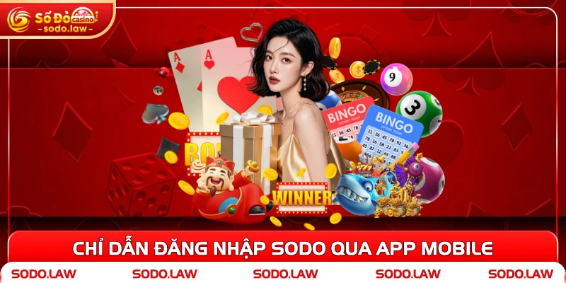 Chỉ dẫn đăng nhập SODO qua app mobile