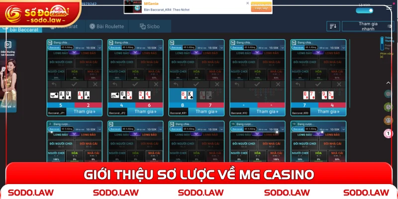 Giới thiệu sơ lược về MG Casino