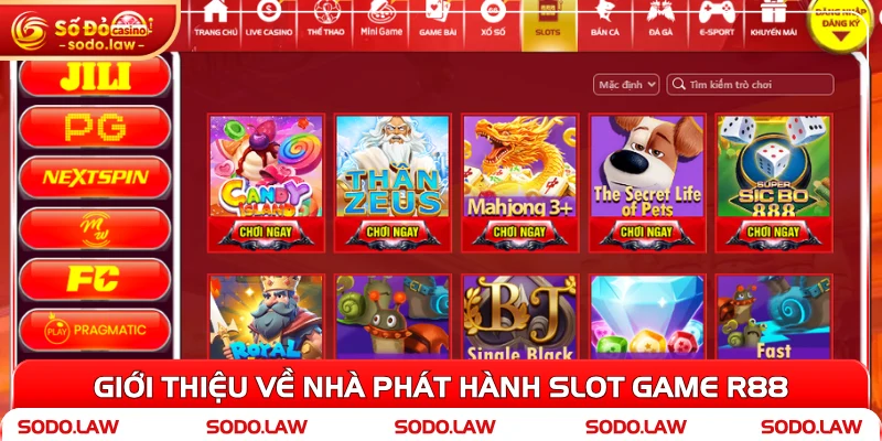 Giới thiệu về nhà phát hành slot game R88