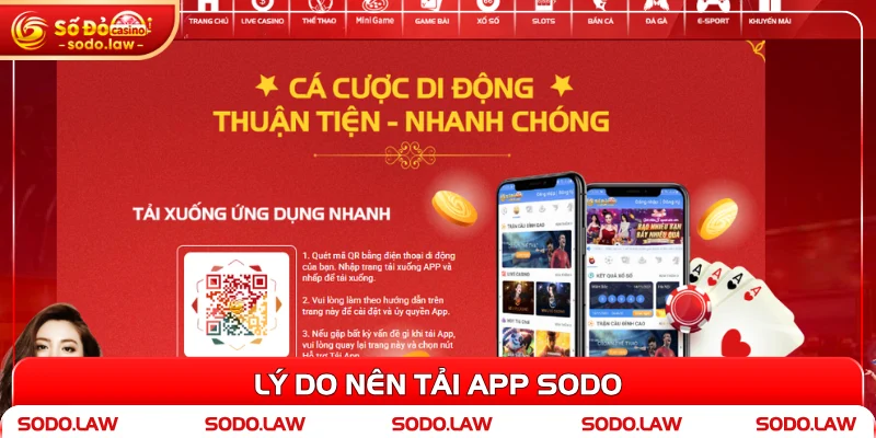Lý do nên tải app SODO