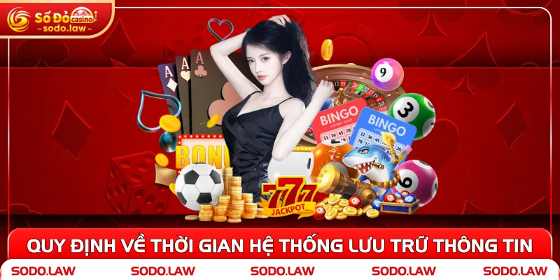 Quy định về thời gian hệ thống lưu trữ thông tin