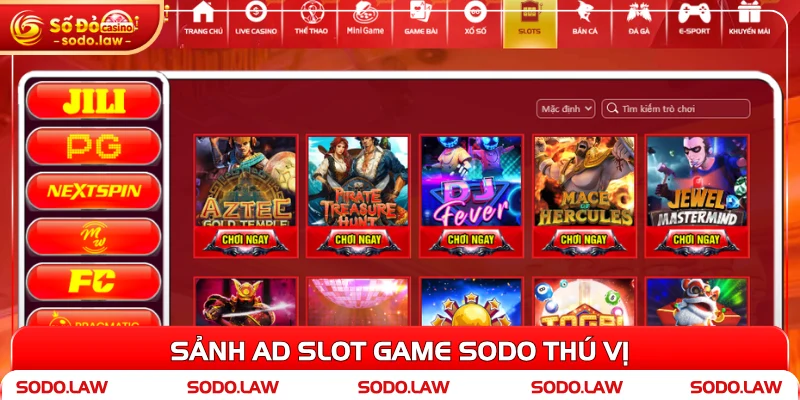 Sảnh AD Slot game SODO thú vị