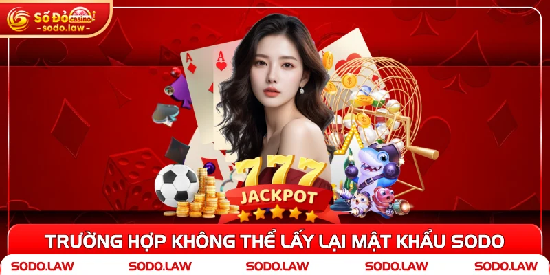 Trường hợp không thể lấy lại mật khẩu SODO